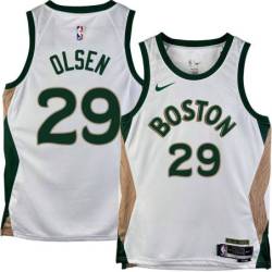 Celtics #29 Bud Olsen 2023-2024 City Edition Jersey