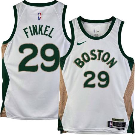 Celtics #29 Hank Finkel 2023-2024 City Edition Jersey