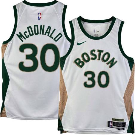 Celtics #30 Glenn McDonald 2023-2024 City Edition Jersey