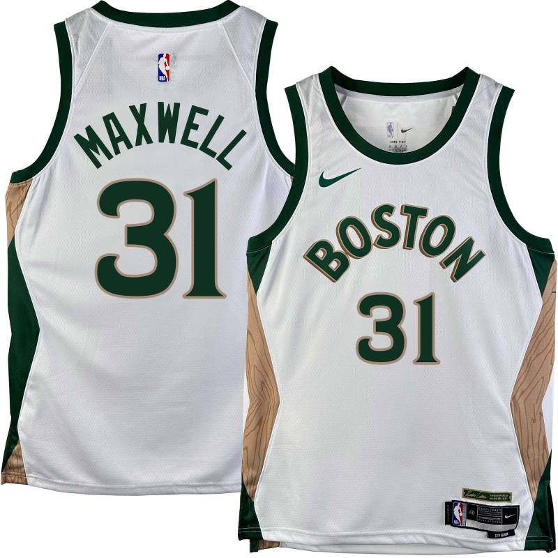 Celtics #31 Cedric Maxwell 2023-2024 City Edition Jersey