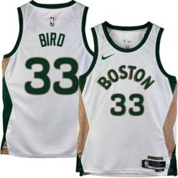 Celtics #33 Larry Bird 2023-2024 City Edition Jersey