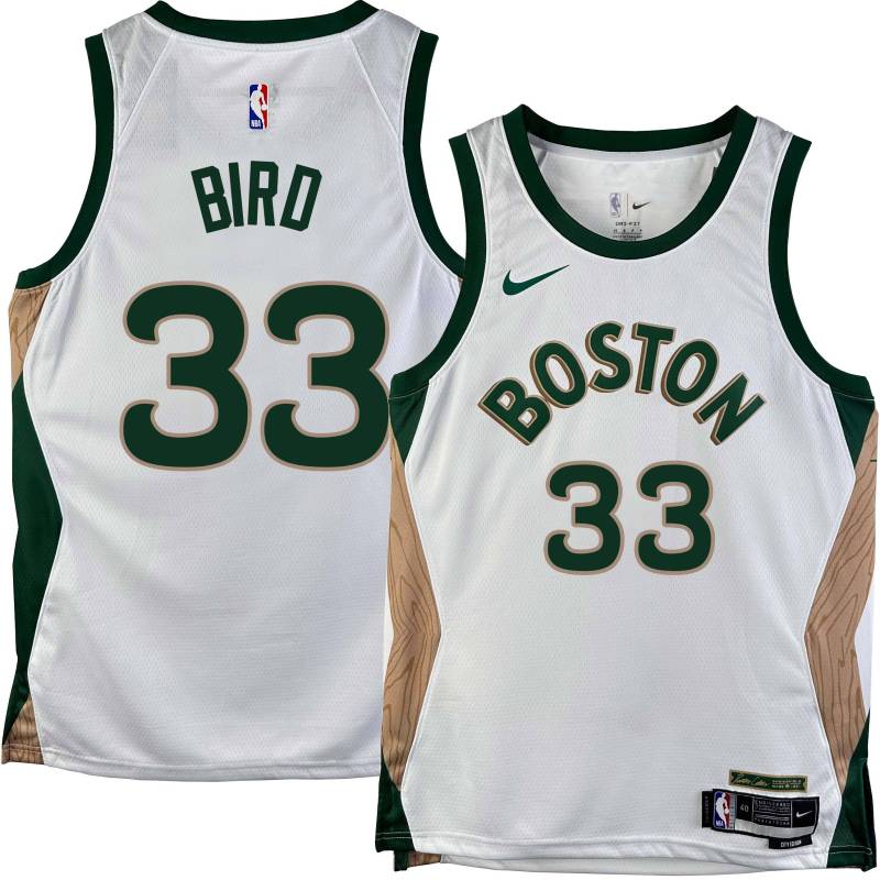 Celtics #33 Larry Bird 2023-2024 City Edition Jersey