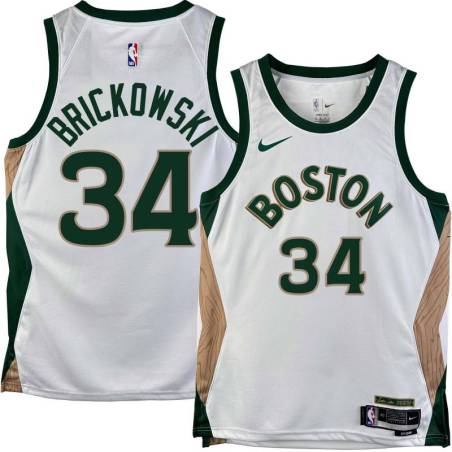 Celtics #34 Frank Brickowski 2023-2024 City Edition Jersey