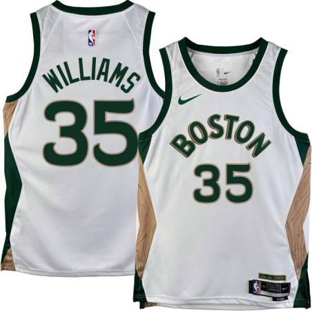 Celtics #35 Sly Williams 2023-2024 City Edition Jersey