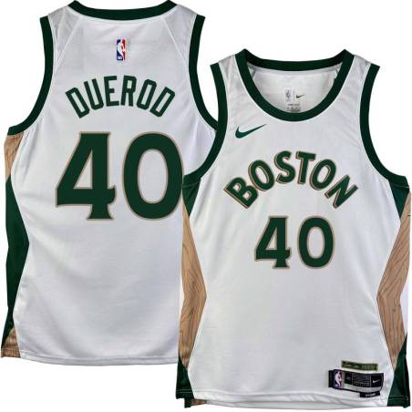 Celtics #40 Terry Duerod 2023-2024 City Edition Jersey