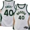 Celtics #40 Travis Knight 2023-2024 City Edition Jersey