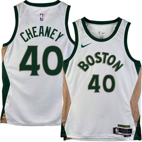 Celtics #40 Calbert Cheaney 2023-2024 City Edition Jersey