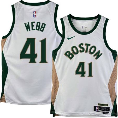 Celtics #41 Marcus Webb 2023-2024 City Edition Jersey