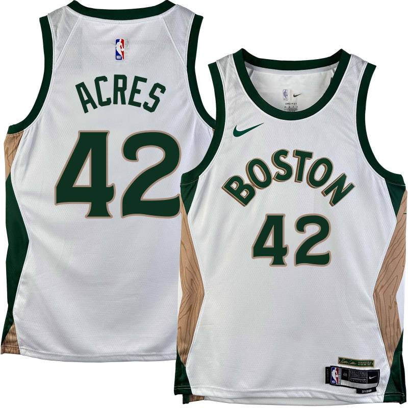 Celtics #42 Mark Acres 2023-2024 City Edition Jersey