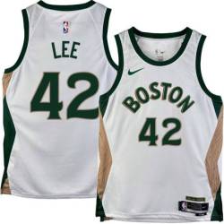 Celtics #42 David Lee 2023-2024 City Edition Jersey