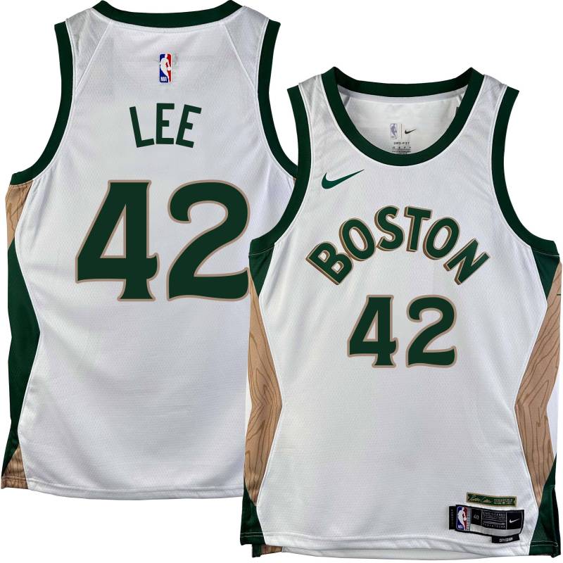 Celtics #42 David Lee 2023-2024 City Edition Jersey