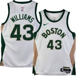 Celtics #43 Lorenzo Williams 2023-2024 City Edition Jersey