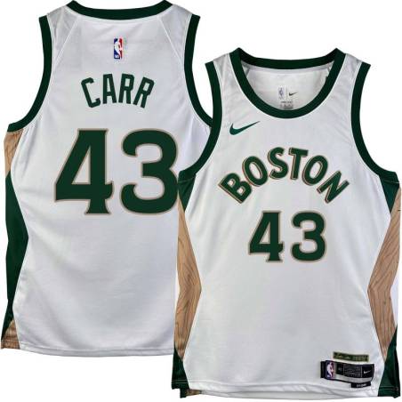 Celtics #43 Chris Carr 2023-2024 City Edition Jersey