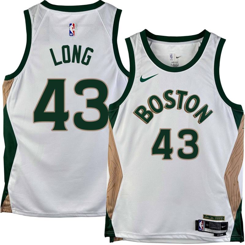 Celtics #43 Grant Long 2023-2024 City Edition Jersey
