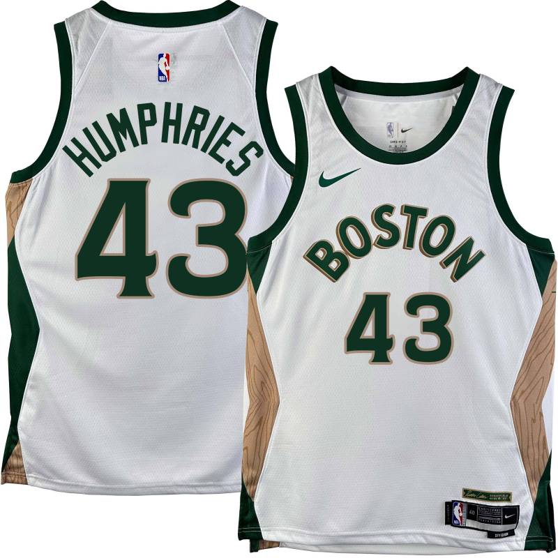 Celtics #43 Kris Humphries 2023-2024 City Edition Jersey