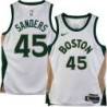 Celtics #45 Frankie Sanders 2023-2024 City Edition Jersey