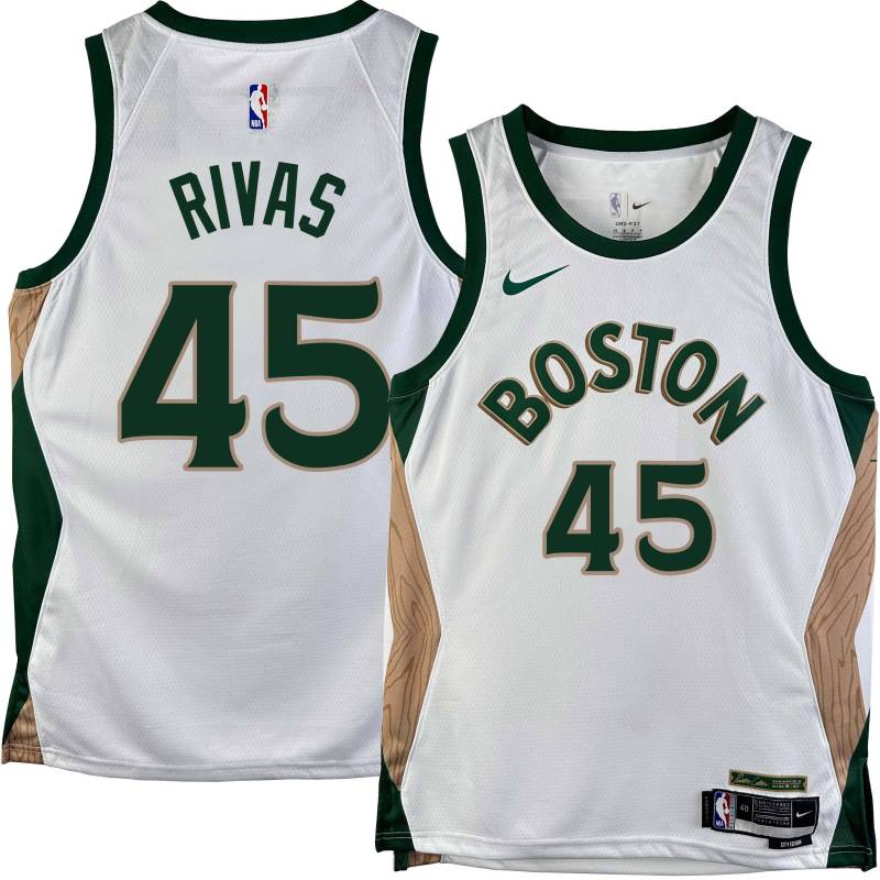 Celtics #45 Ramón Rivas 2023-2024 City Edition Jersey