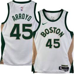 Celtics #45 Carlos Arroyo 2023-2024 City Edition Jersey
