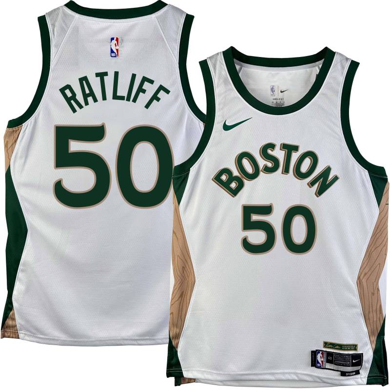 Celtics #50 Theo Ratliff 2023-2024 City Edition Jersey