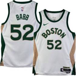 Celtics #52 Chris Babb 2023-2024 City Edition Jersey