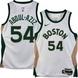 Celtics #54 Zaid Abdul-Aziz 2023-2024 City Edition Jersey