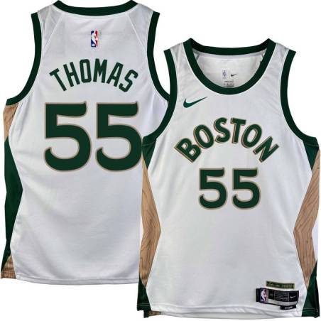 Celtics #55 John Thomas 2023-2024 City Edition Jersey