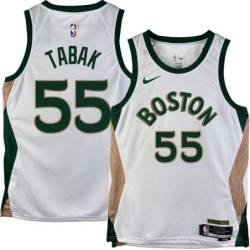 Celtics #55 Žan Tabak 2023-2024 City Edition Jersey