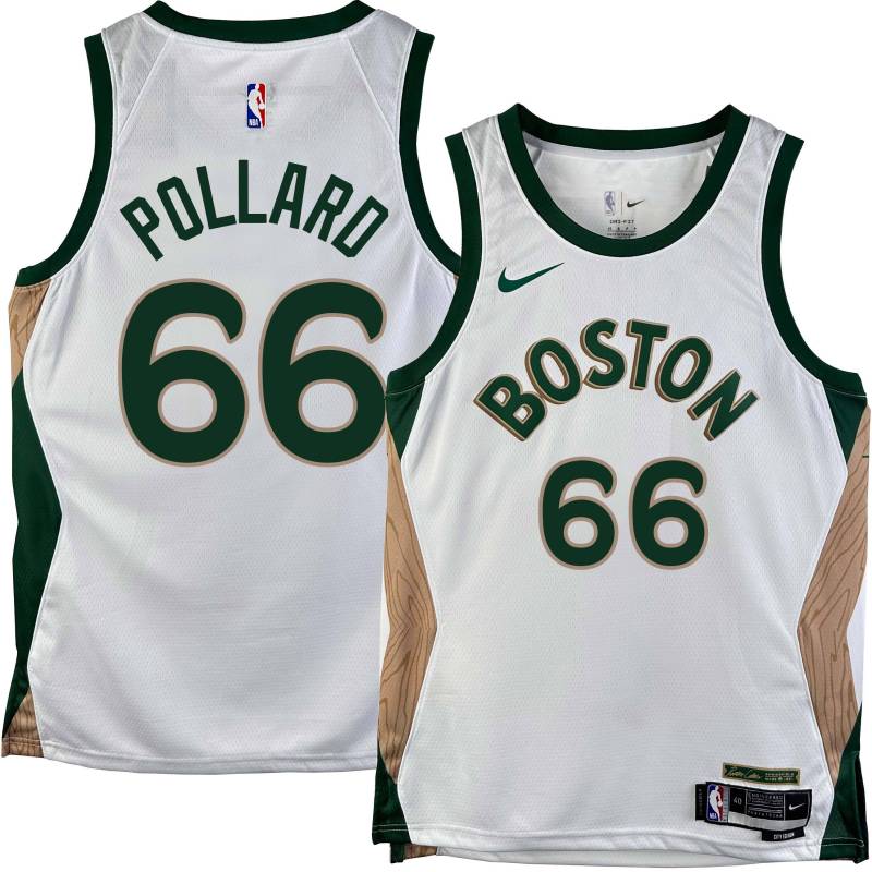 Celtics #66 Scot Pollard 2023-2024 City Edition Jersey