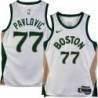 Celtics #77 Sasha Pavlović 2023-2024 City Edition Jersey