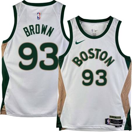 Celtics #93 P.J. Brown 2023-2024 City Edition Jersey