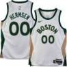 Celtics #00 Kleggie Hermsen 2023-2024 City Edition Jersey