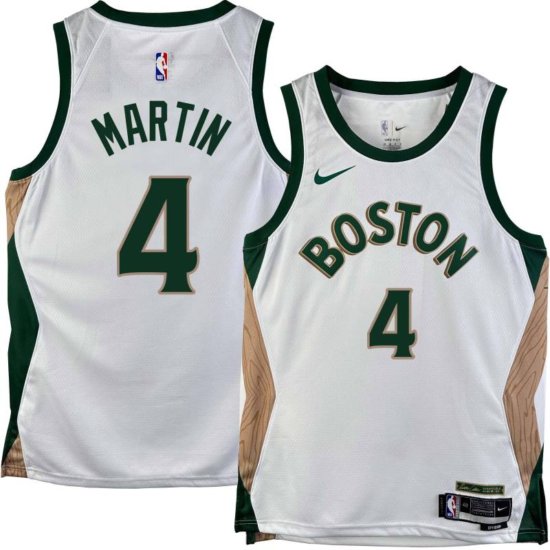 Celtics #4 Kelan Martin 2023-2024 City Edition Jersey