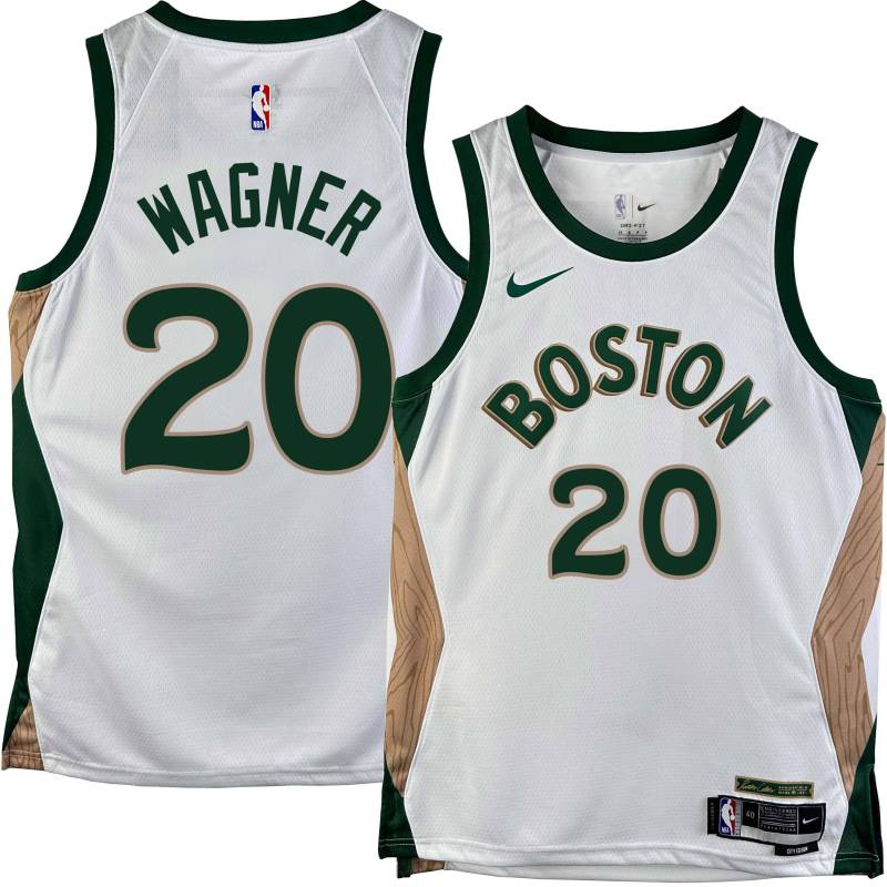 Celtics #20 Moritz Wagner 2023-2024 City Edition Jersey