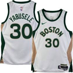 Celtics #30 Guerschon Yabusele 2023-2024 City Edition Jersey