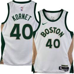 Celtics #40 Luke Kornet 2023-2024 City Edition Jersey