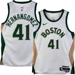 Celtics #41 Juancho Hernangómez 2023-2024 City Edition Jersey