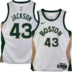 Celtics #43 Justin Jackson 2023-2024 City Edition Jersey
