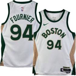 Celtics #94 Evan Fournier 2023-2024 City Edition Jersey