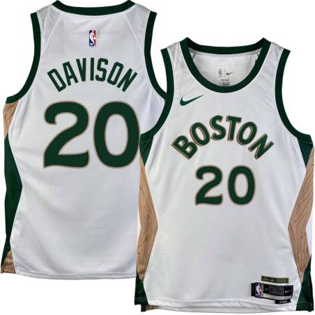 Celtics #20 JD Davison 2023-2024 City Edition Jersey