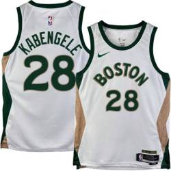Celtics #28 Mfiondu Kabengele 2023-2024 City Edition Jersey