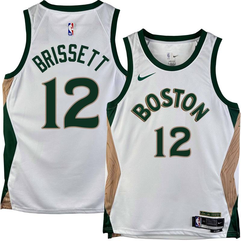 Celtics #12 Oshae Brissett 2023-2024 City Edition Jersey
