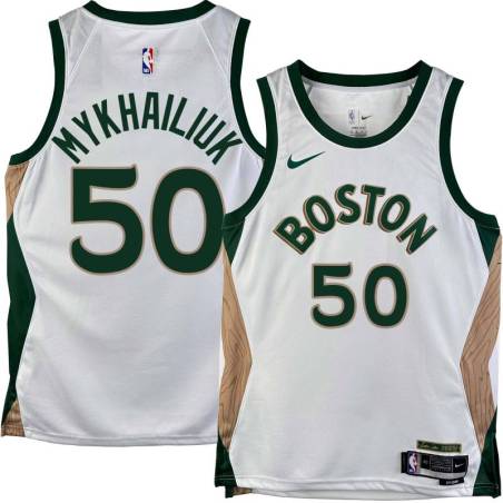 Celtics #50 Svi Mykhailiuk 2023-2024 City Edition Jersey